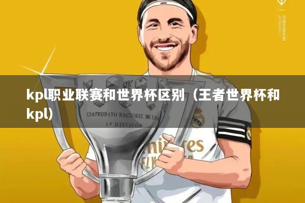 kpl职业联赛和世界杯区别（王者世界杯和kpl）