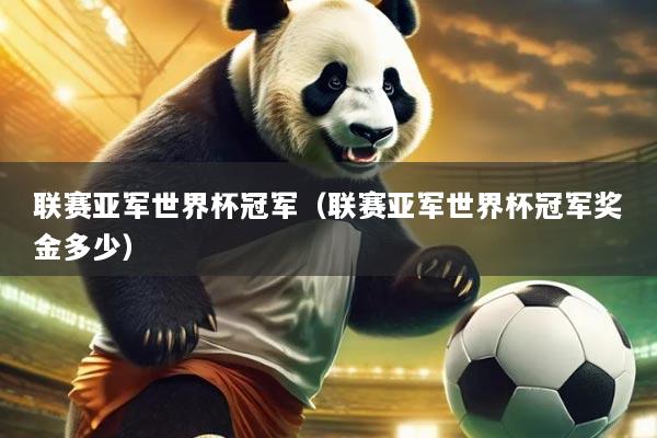 联赛亚军世界杯冠军（联赛亚军世界杯冠军奖金多少）
