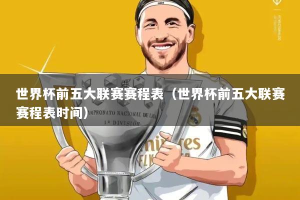 世界杯前五大联赛赛程表(世界杯前五大联赛赛程表时间)