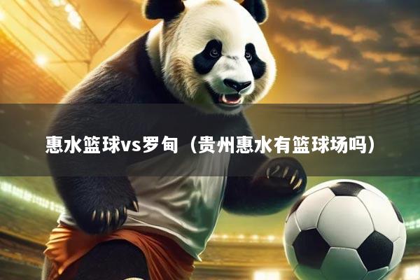惠水篮球vs罗甸(贵州惠水有篮球场吗)