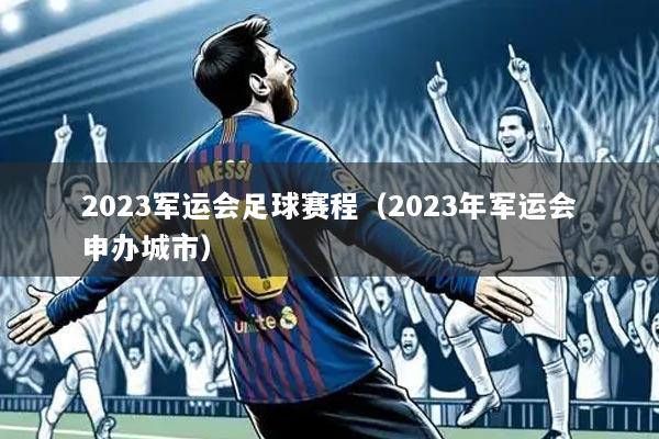 2023军运会足球赛程（2023年军运会申办城市）