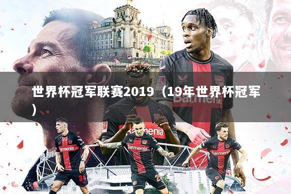 世界杯冠军联赛2019（19年世界杯冠军）