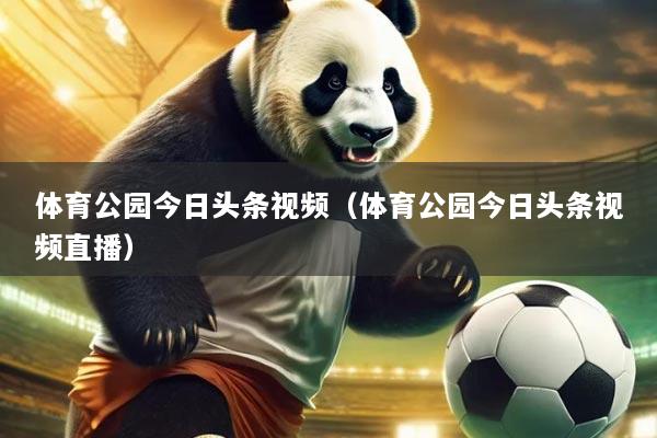体育公园今日头条视频（体育公园今日头条视频直播）