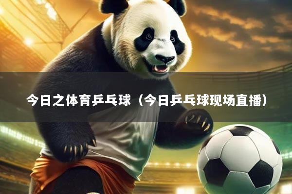 今日之体育乒乓球（今日乒乓球现场直播）